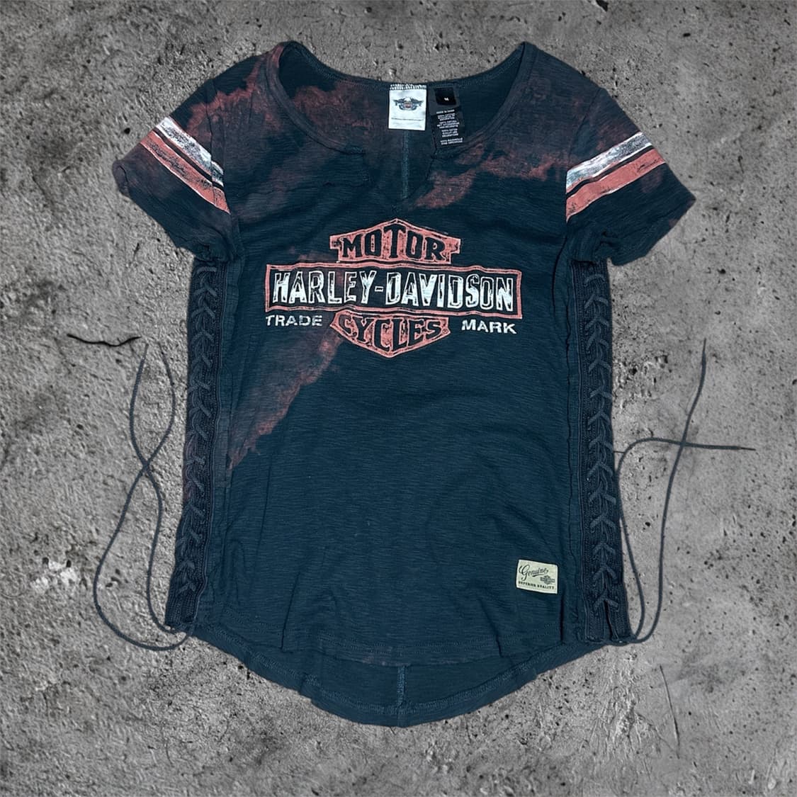 00s vkei vintage lace up harley davidson 상품이미지1