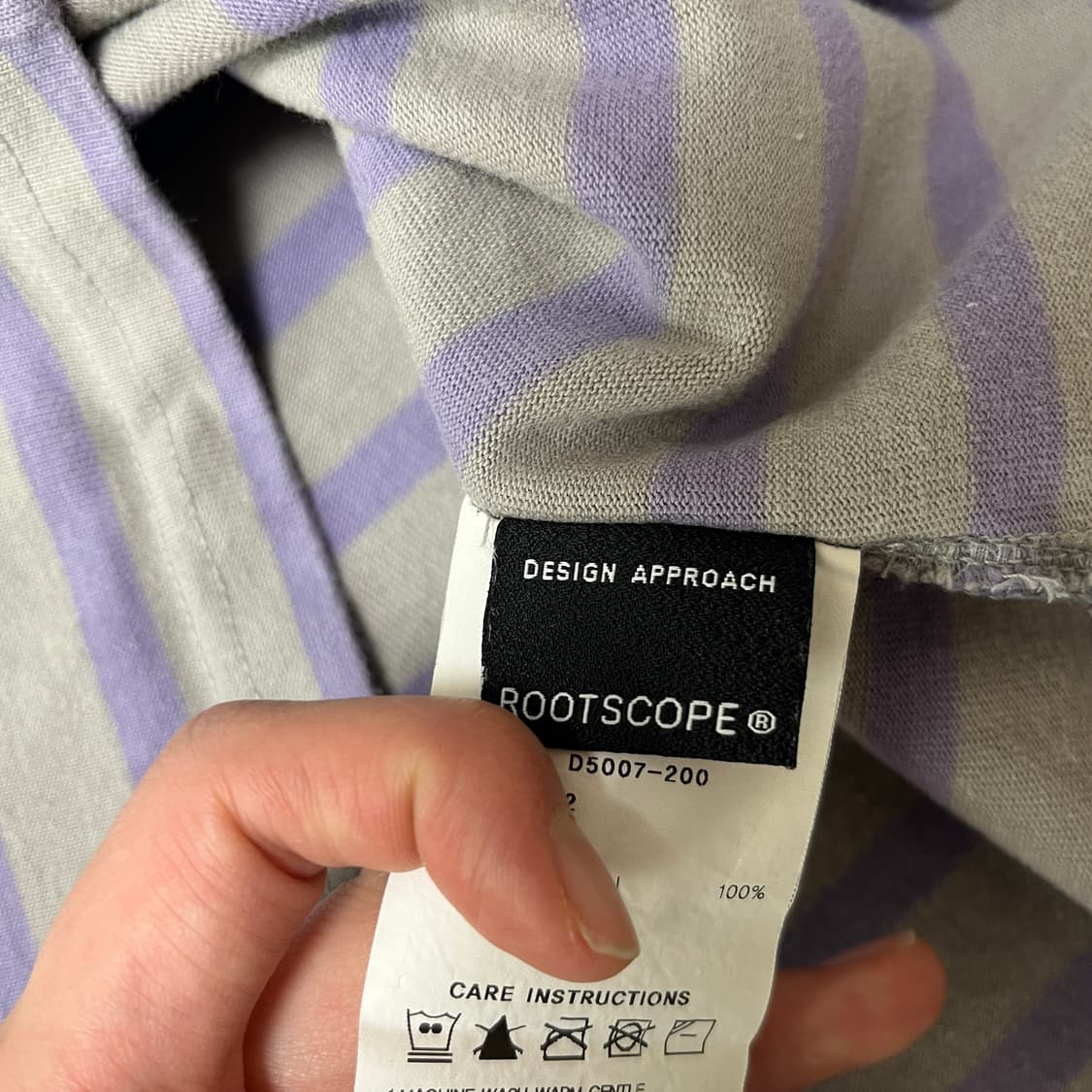 NEITHERS 스트라이프 긴팔 티셔츠 L 상품이미지5