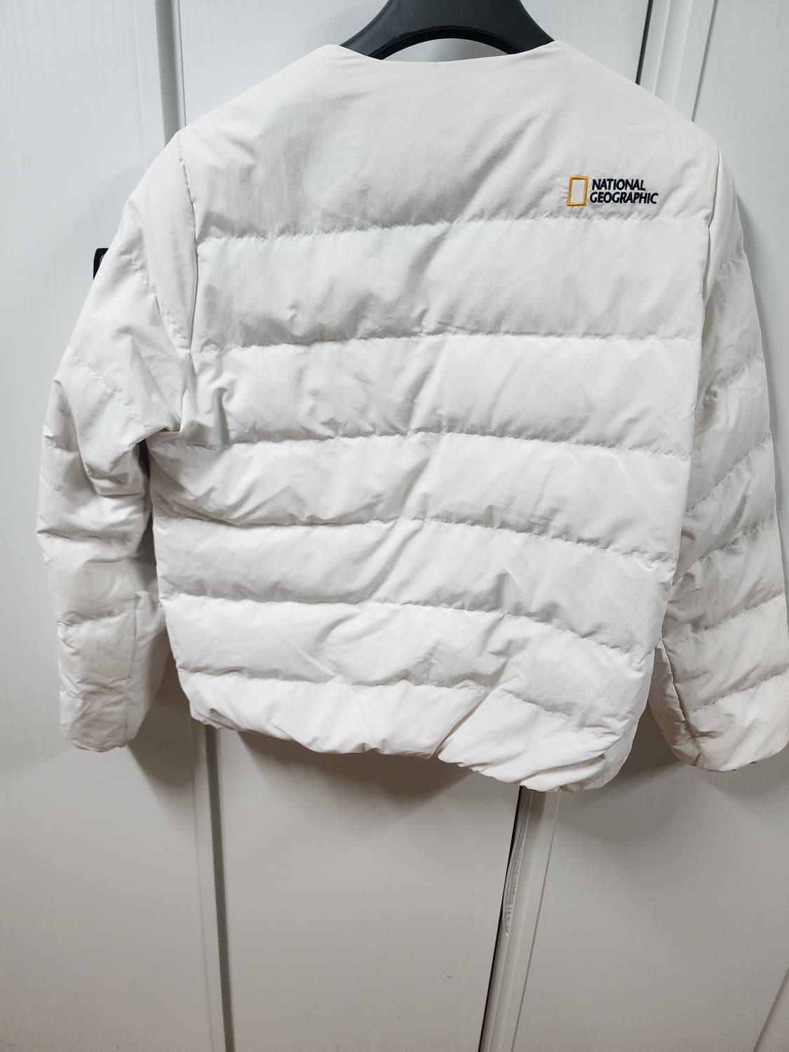 내셔널지오그래픽 여성 U넥 경량 패딩 아이보리 100 상품이미지5