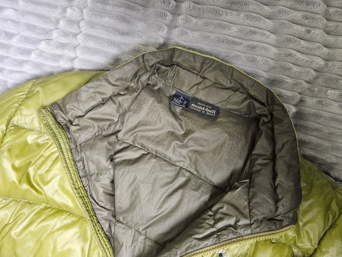 [L] 몽벨 800FP 퍼텍스 논후드 다운 경량 패딩 점퍼 상품이미지3