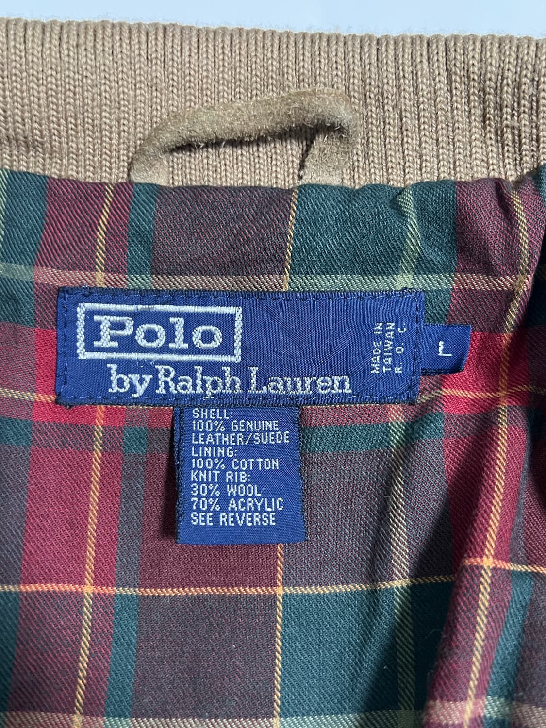 90s 폴로 랄프로렌 스웨이드 해링턴 자켓 L 바라쿠타 G9 상품이미지6