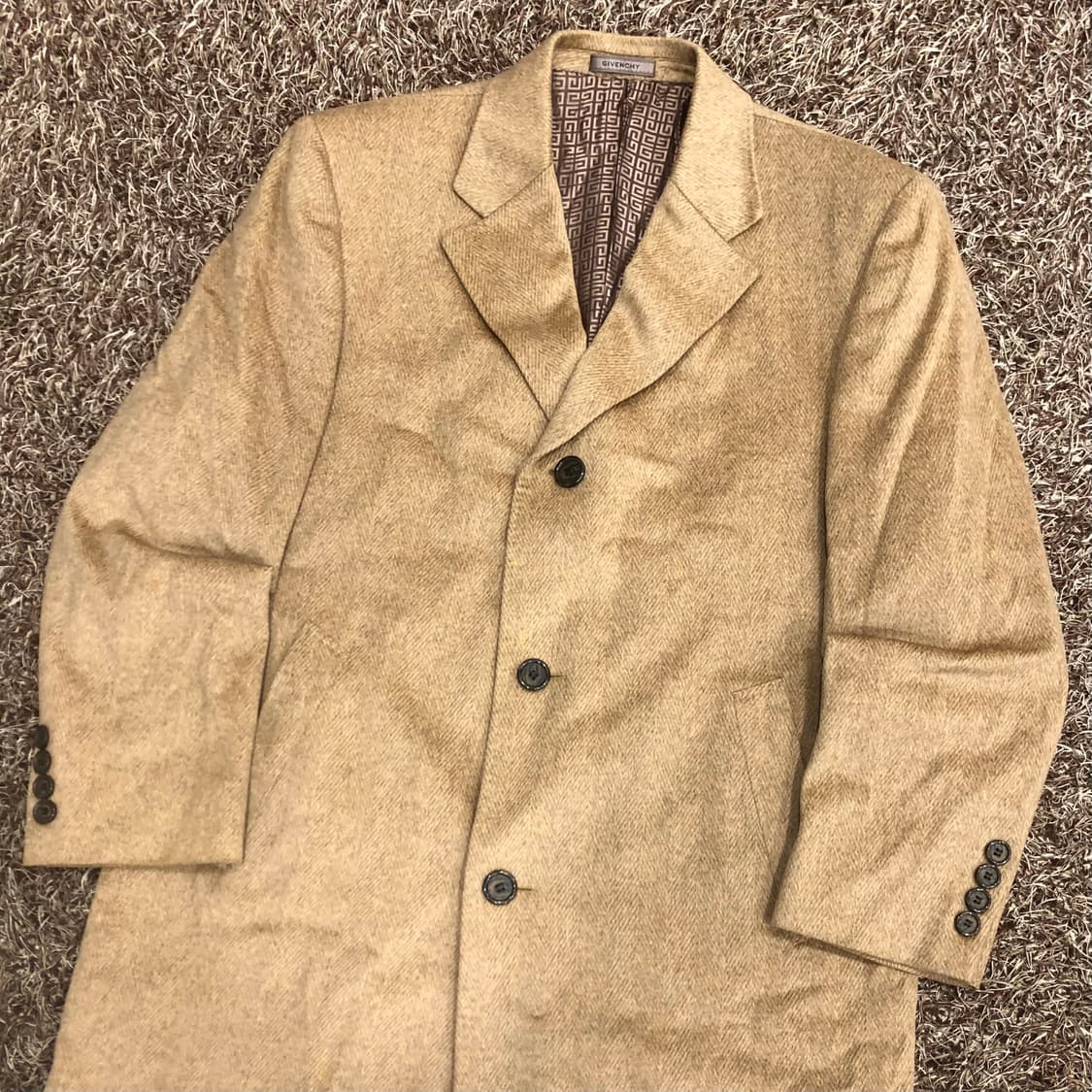 지방시 캐시미어 미니멀 싱글 코트 상품이미지2