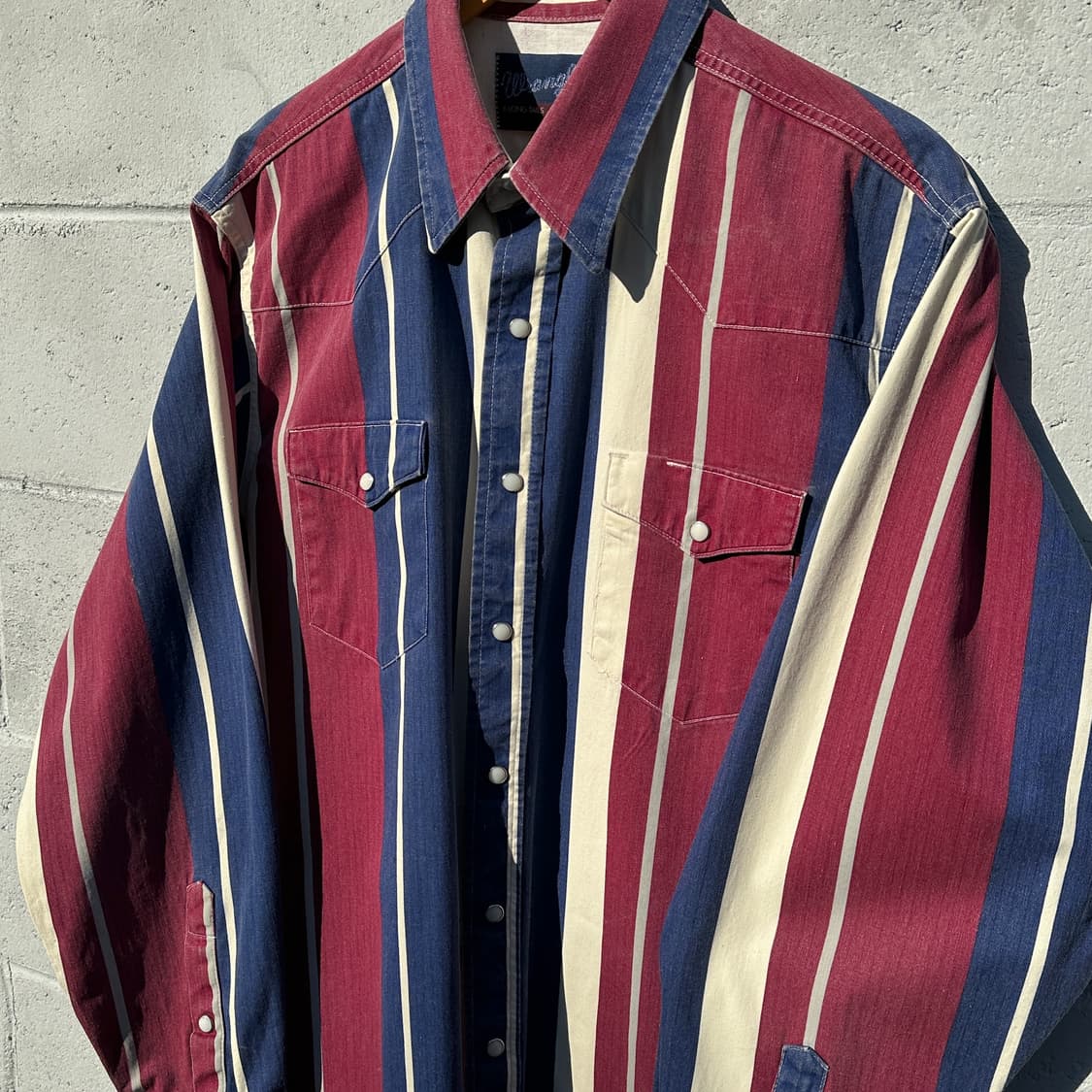 [XL] 랭글러 스트라이프 웨스턴 셔츠 상품이미지4