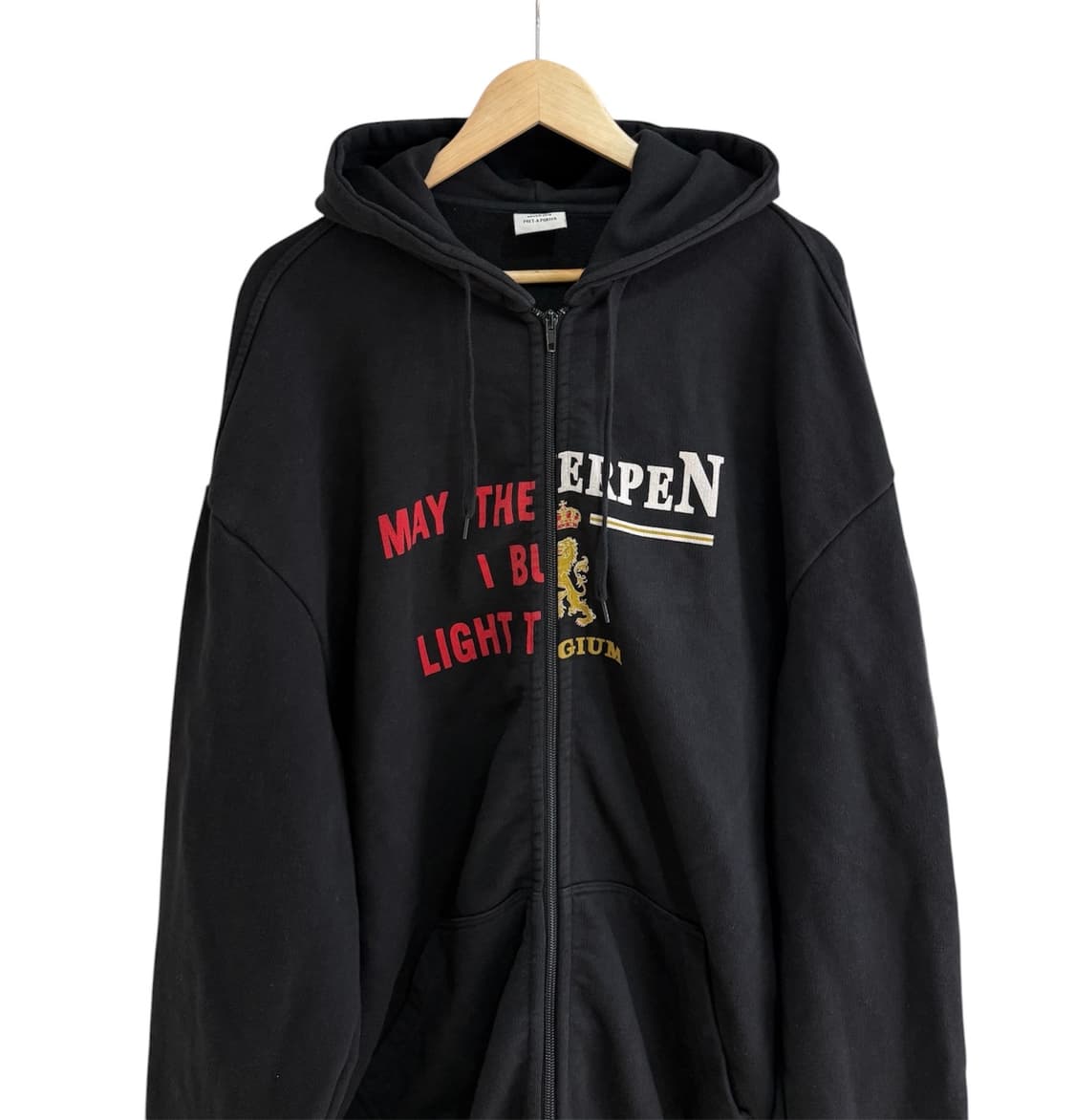 베트멍 18AW 메이 더 브릿지 앤트워프 스플릿 후드집업 상품이미지3