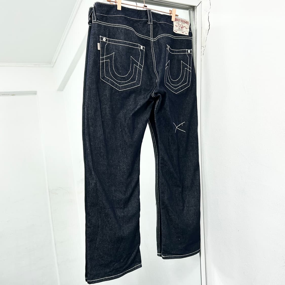 트루릴리전 세이프티 생지 데님 팬츠 상품이미지5