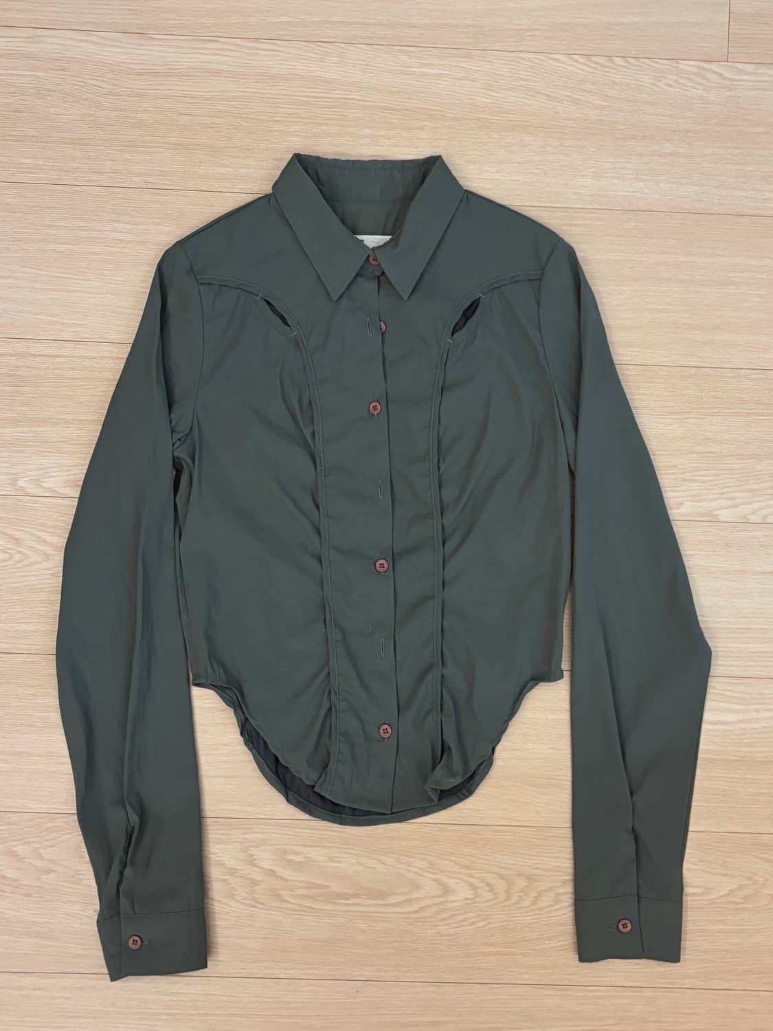 오호스 체스트홀 나일론 셔츠 01 상품이미지1