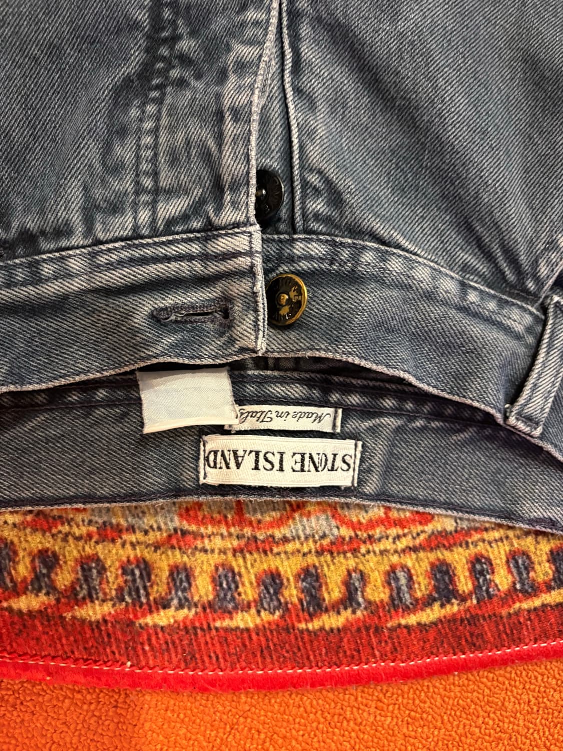 스톤아일랜드 90s 그린엣지 데님 청바지 상품이미지3