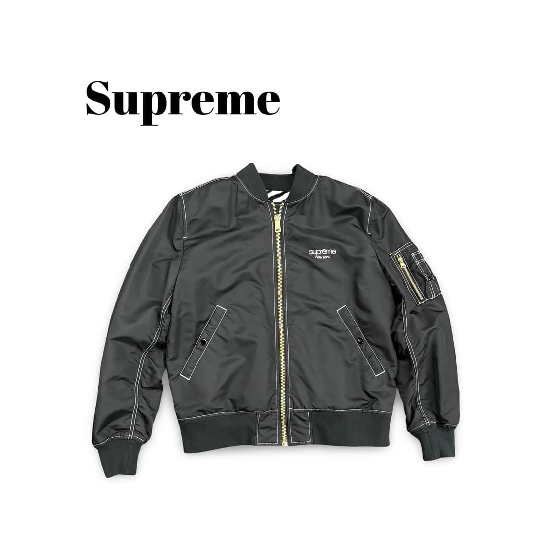 (95)슈프림리버시블스티치ma1 상품이미지1