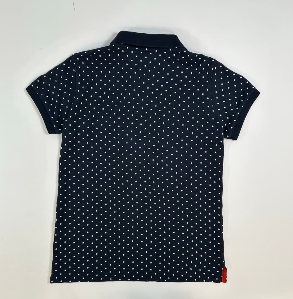 Lacoste  polka dot 카라티 슬림핏 네이비 s 상품이미지3