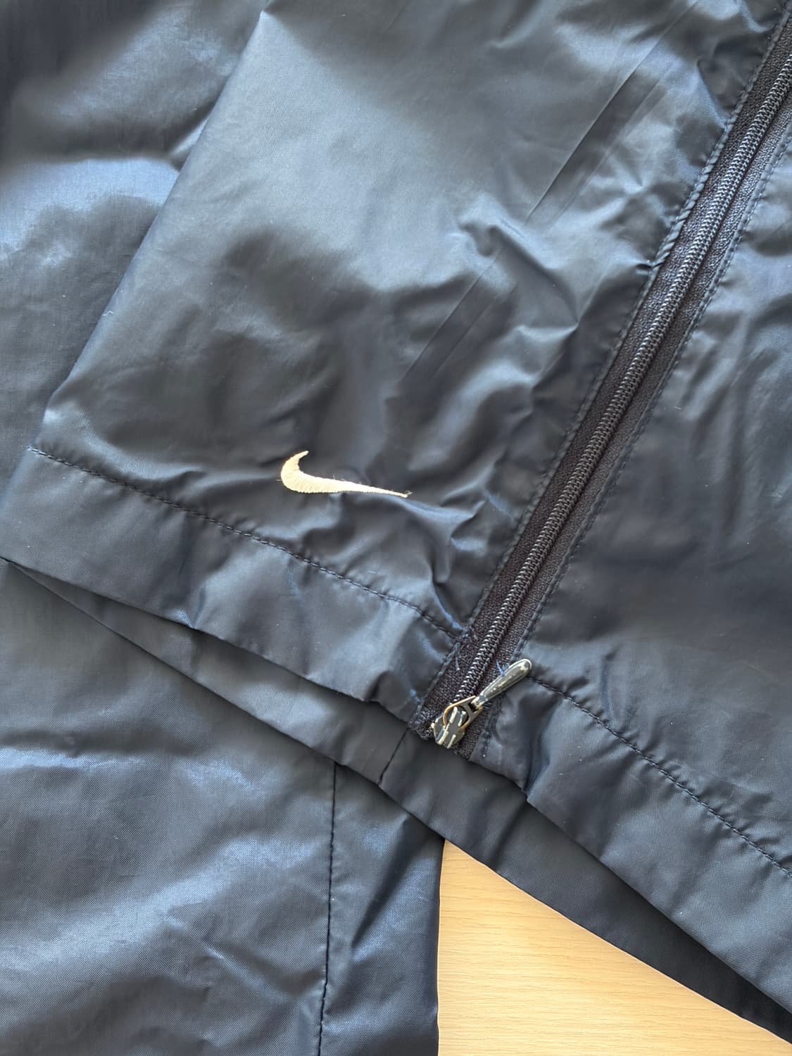 90-00s 올드 나이키 미니 스우시 네이비 팬츠 M (30-32) 상품이미지3