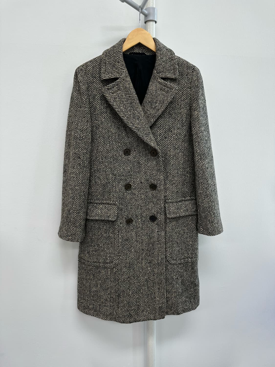마가렛호웰 헤링본 더블 코트 상품이미지2