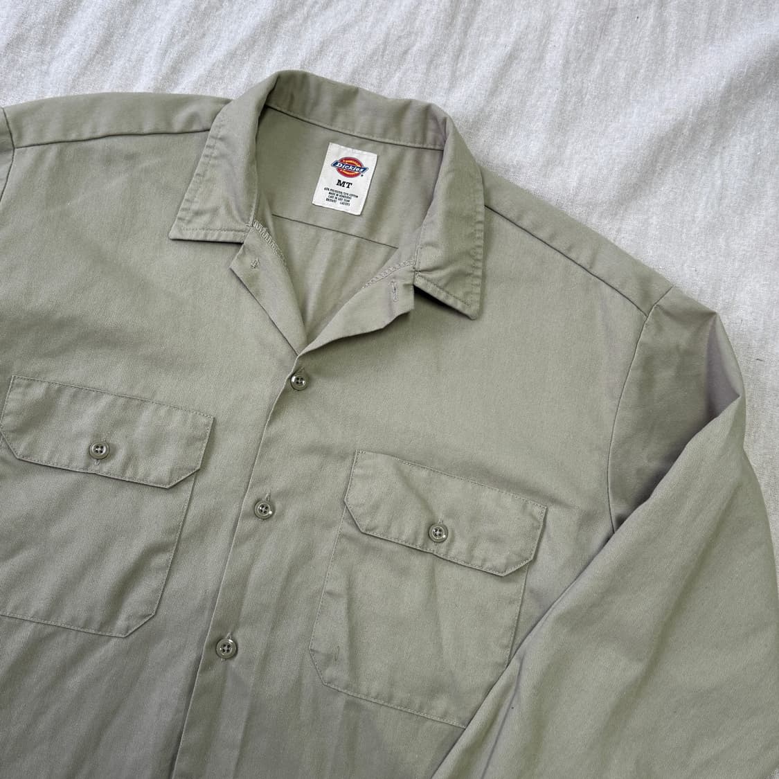 디키즈 베이지 워크셔츠 M 상품이미지2