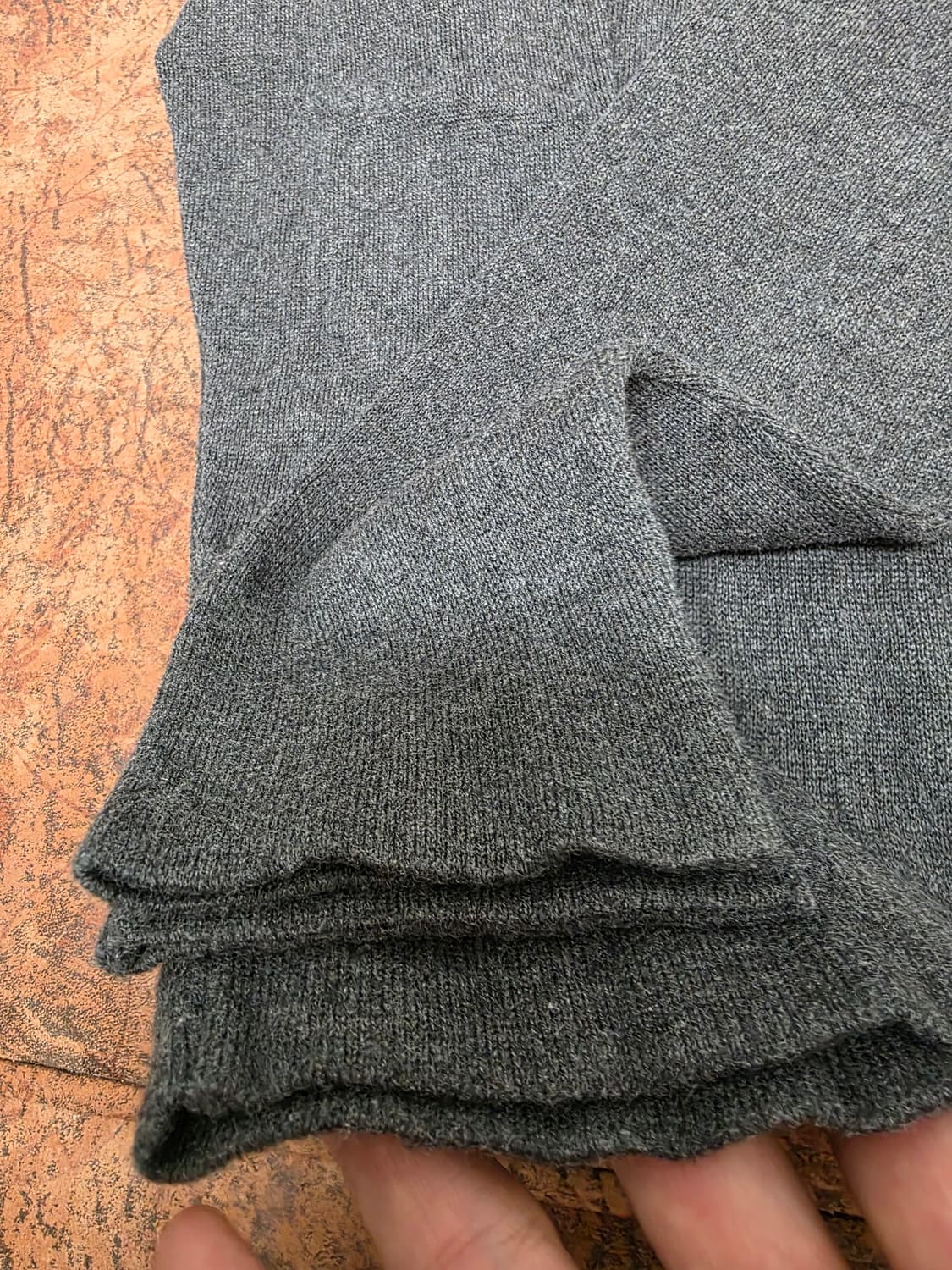 자라 라운드넥 코튼 니트 상품이미지5