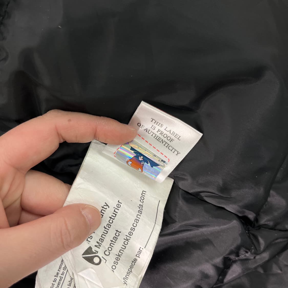 100 무스너클 스틸링 블랙 폭스퍼 구스다운 롱패딩 상품이미지7