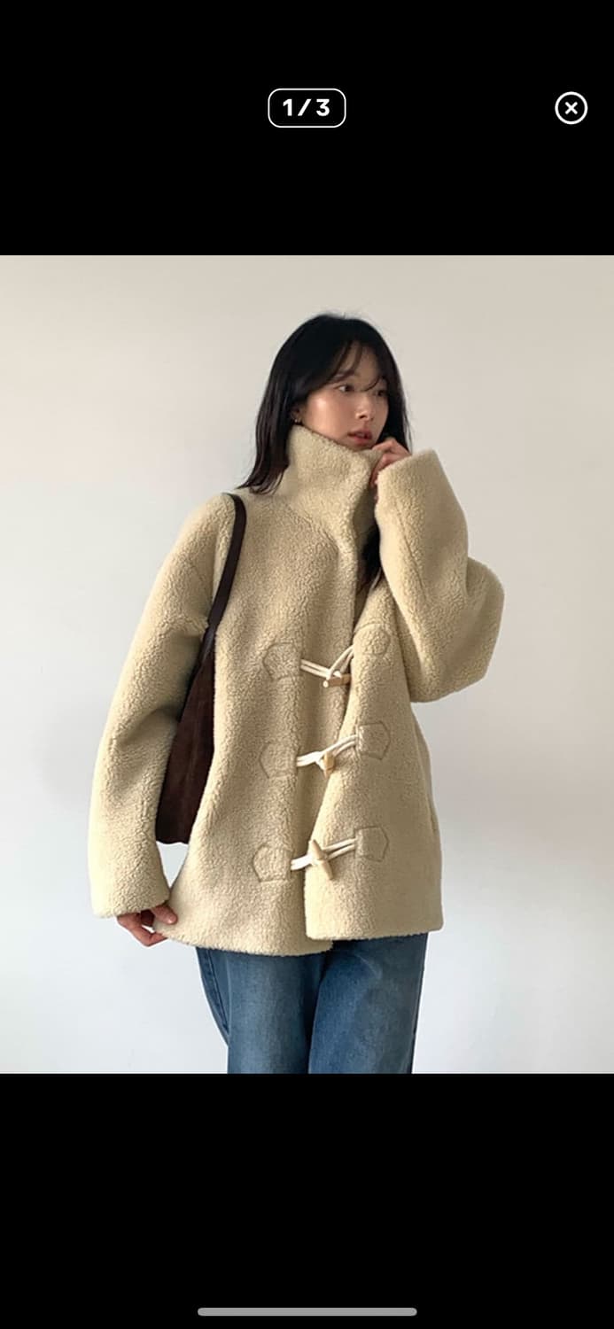 엔오르 리버시블 무스탕 (울소재) 상품이미지5