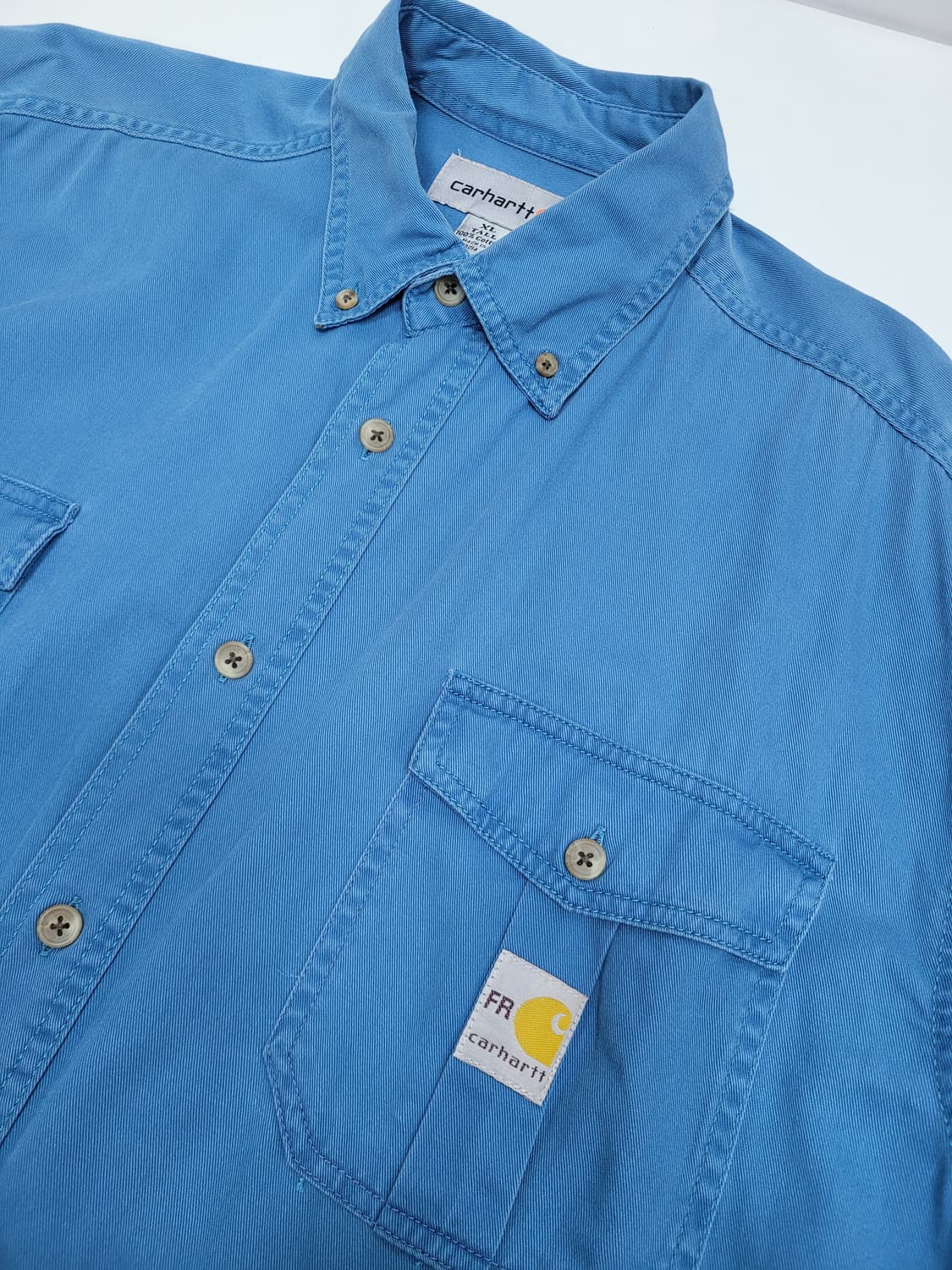 carhartt 칼하트 FR 워크 셔츠 / 남 34 스카이 블루
 상품이미지3