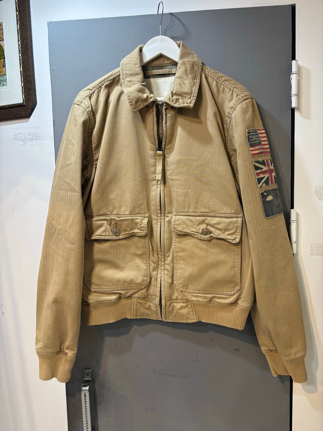 데님 앤 서플라이 랄프로렌 A-2 성조기 블루종 자켓 100추천 상품이미지1