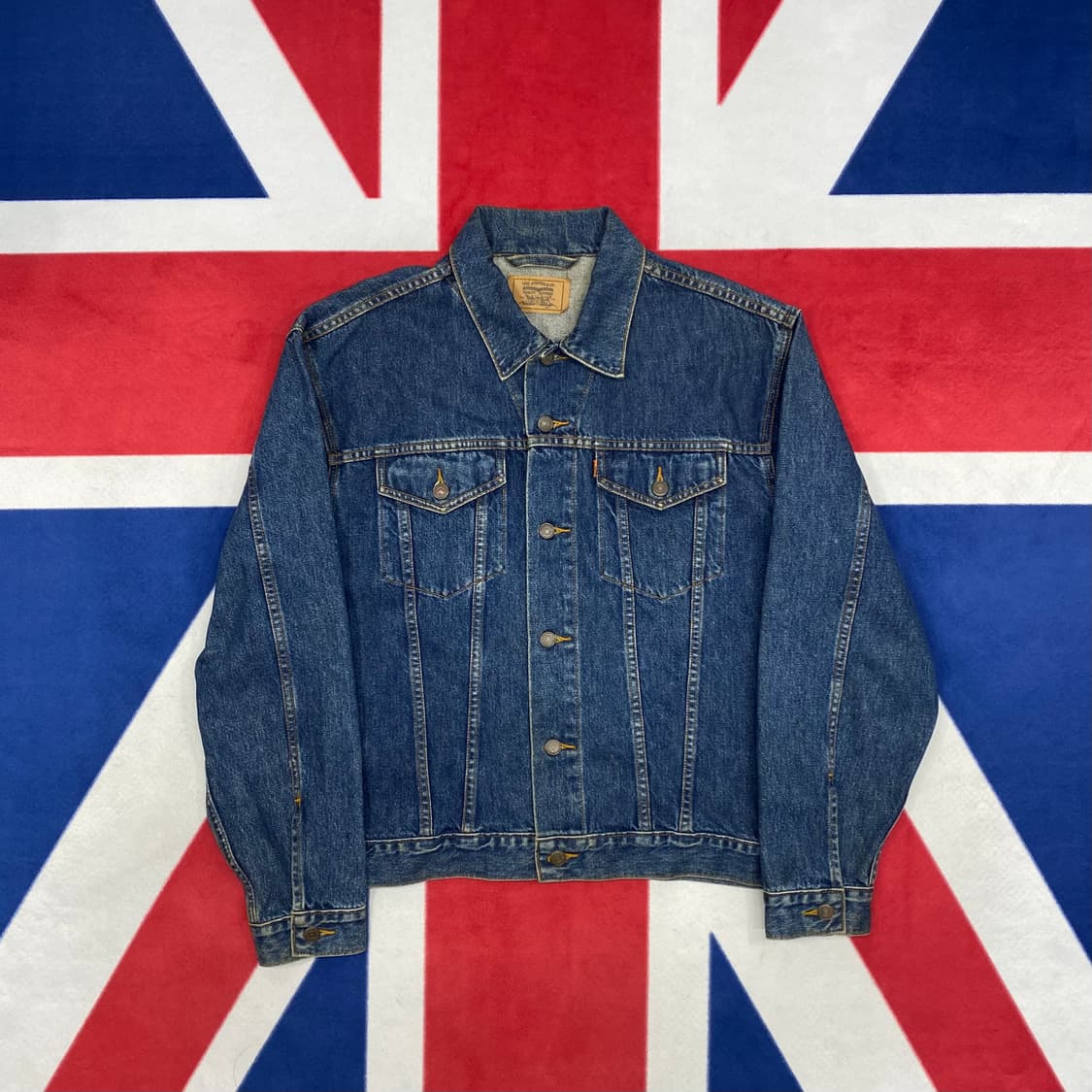 90s 리바이스 오렌지탭 데님자켓 L  상품이미지1