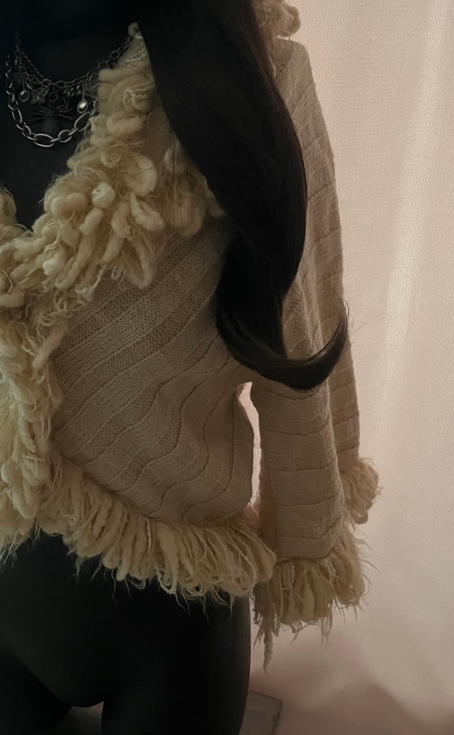 일본빈티지 갸루st 망토가디건 상품이미지3