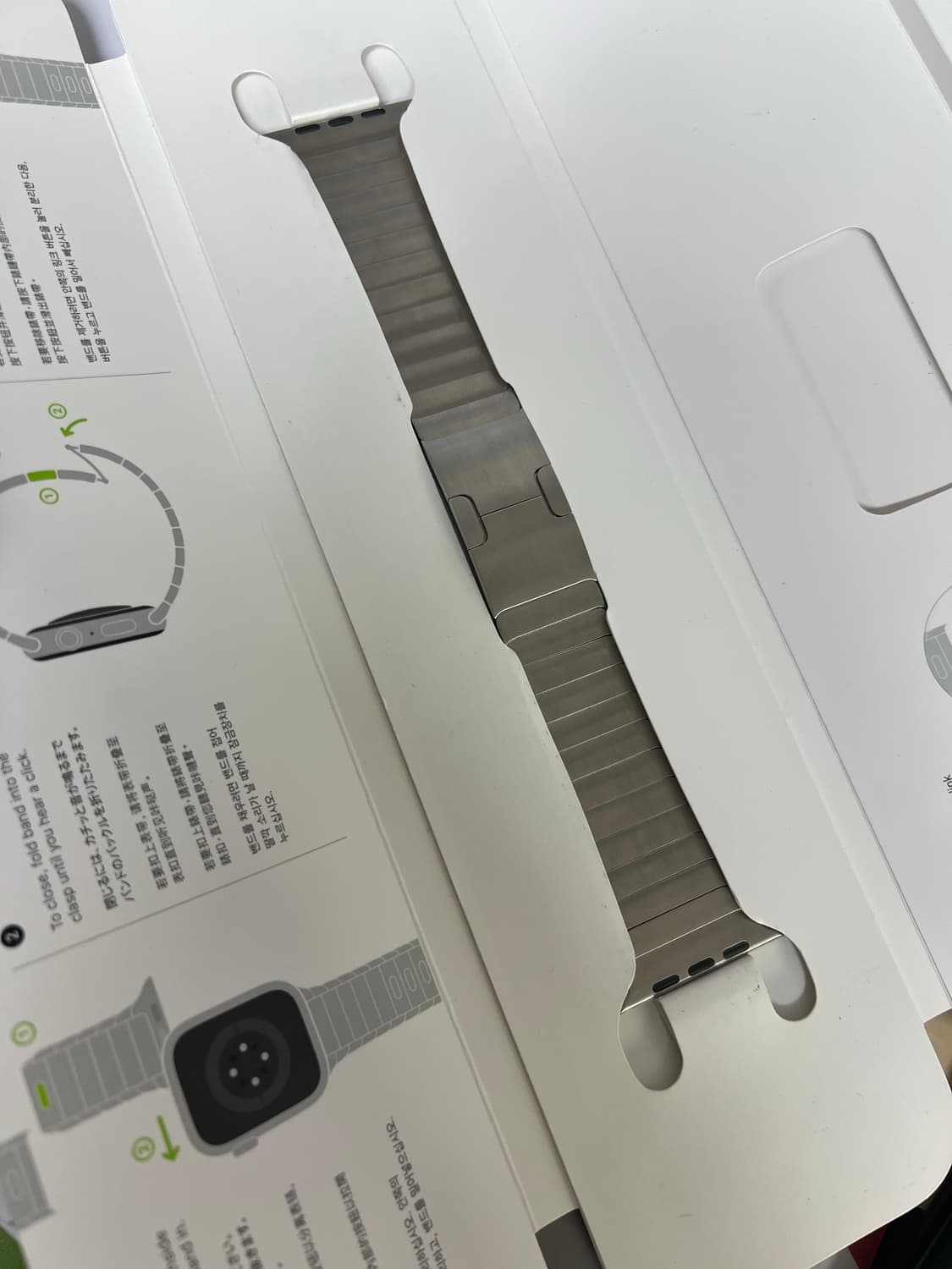 애플워치 링크 브레이슬릿 실버 42mm 상품이미지1