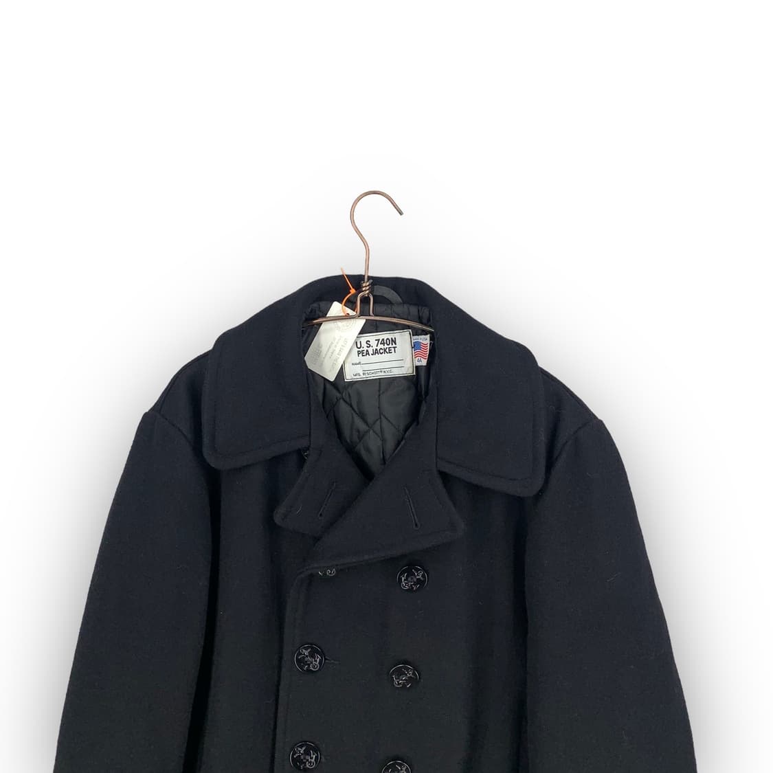 쇼트 USA 헤비울 더블 피코트 상품이미지3