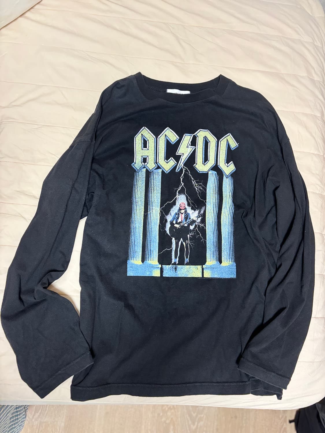 AC DC 밴드 롱슬리브 상품이미지2