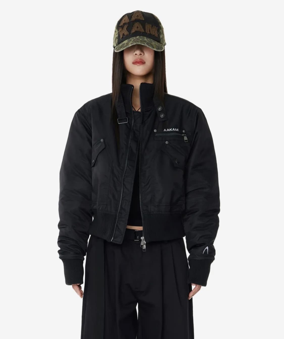 아캄 High-Neck Bomber Jacket 상품이미지1