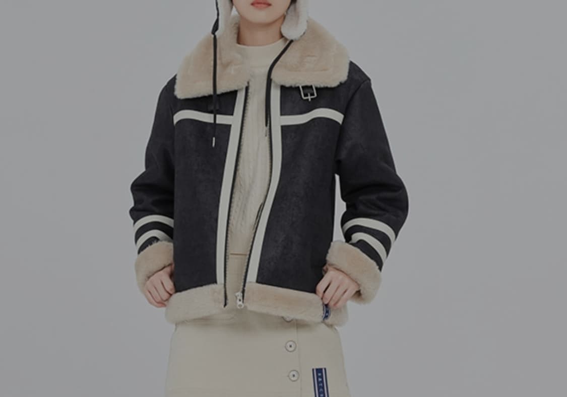 로맨틱크라운 콜드 웨이브 무스탕 자켓 L _ 공용 상품이미지2