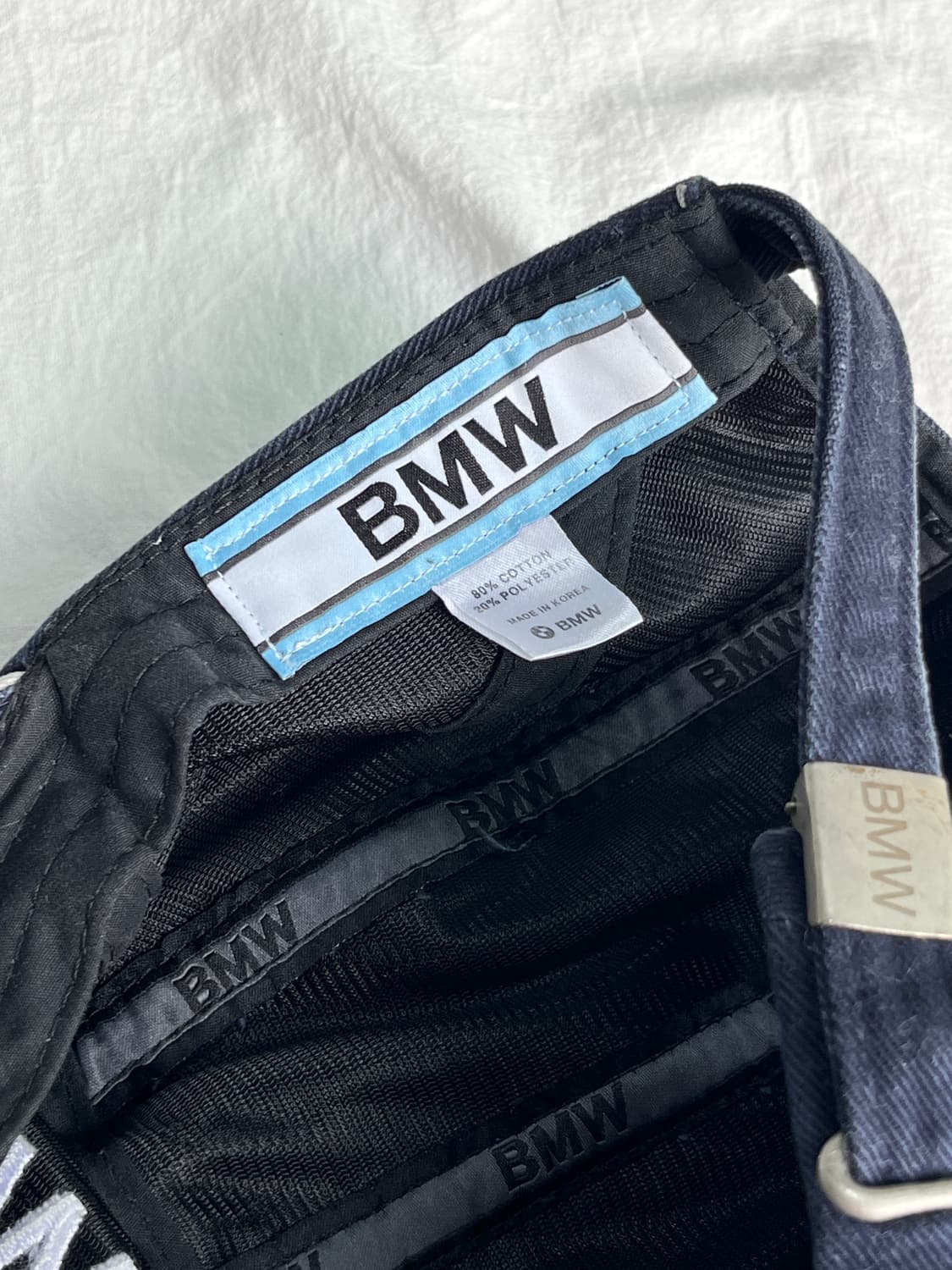 BMW 빈티지 네이비 볼캡 모자 상품이미지5