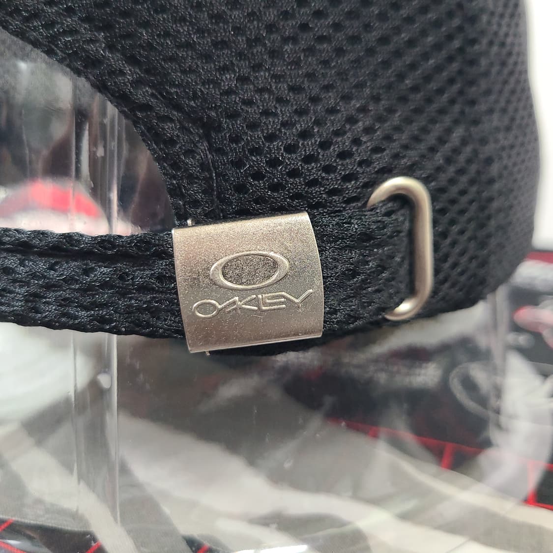 오클리 빈티지 블랙 자수 로고 메쉬 캡 모자 볼캡 상품이미지6