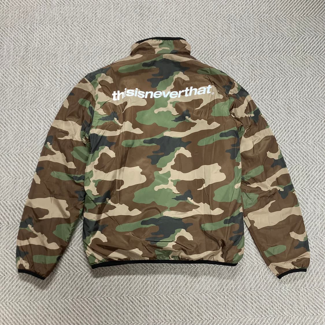 (M)디스이즈네버댓 카모 양면 플리스 집업 상품이미지3