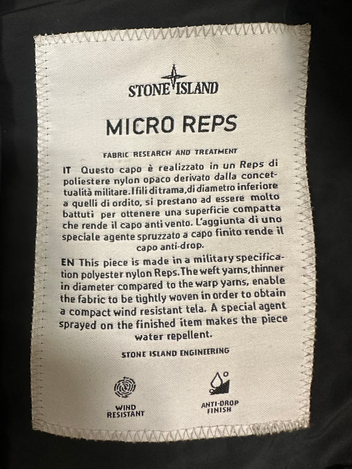 스톤아일랜드 마이크로랩스 트렌치 m 상품이미지6