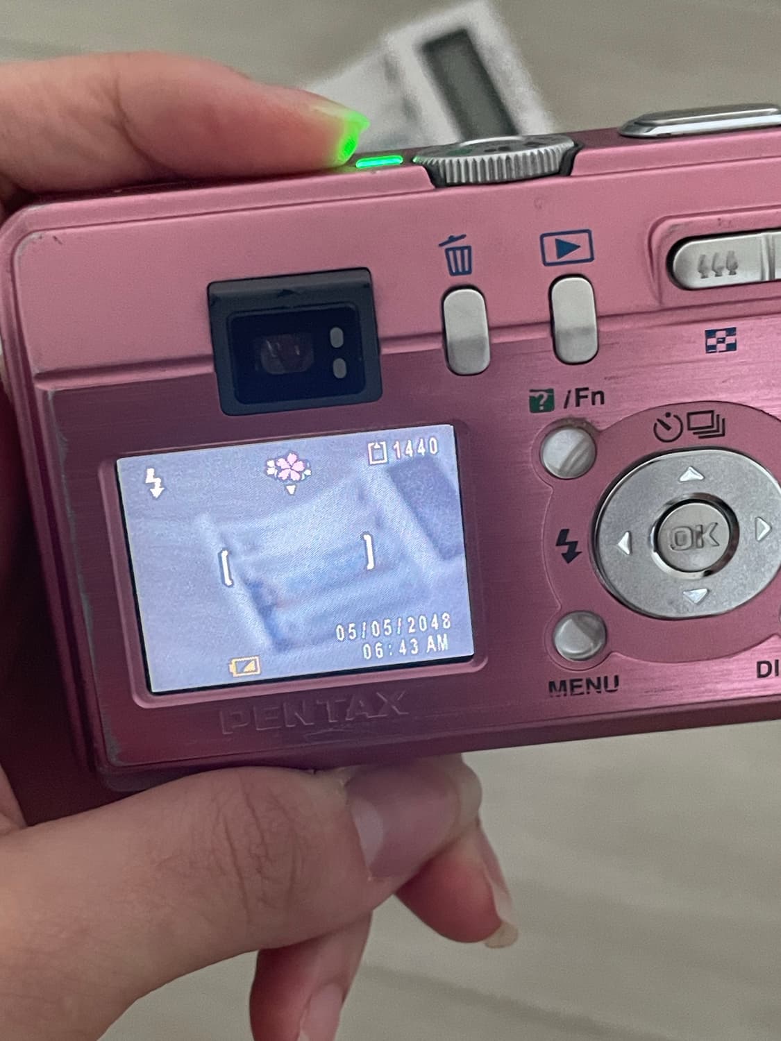 Optio s40 핑크 빈티지 디카 상품이미지4
