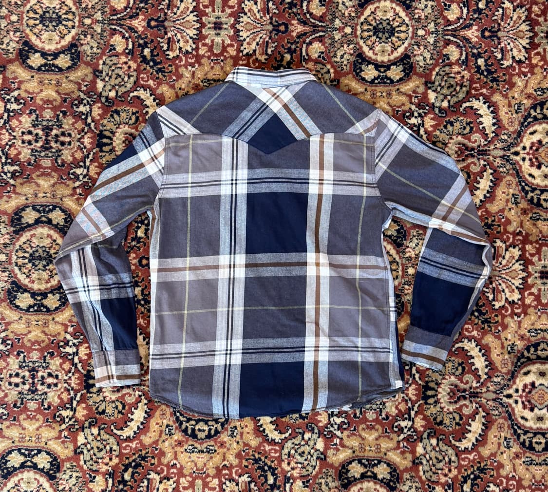 빈티지 리바이스 체크 플란넬 셔츠 L (606) 상품이미지3