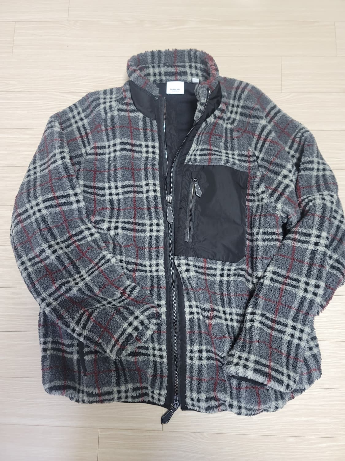 [XL] 버버리 dimitri 플리스 집업 자켓 상품이미지1