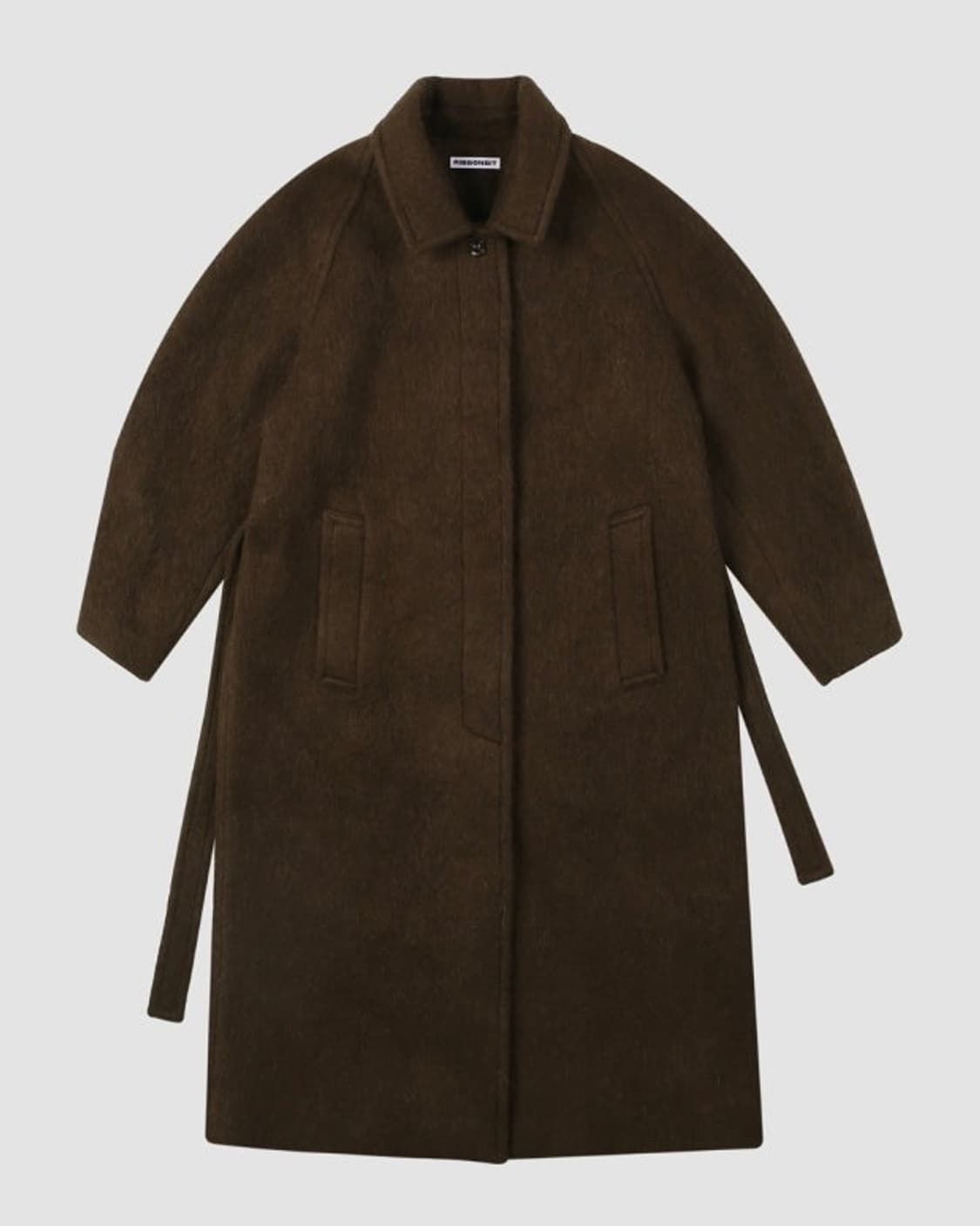 리본빛 May Alpaca Raglan Coat(브라운) 상품이미지5