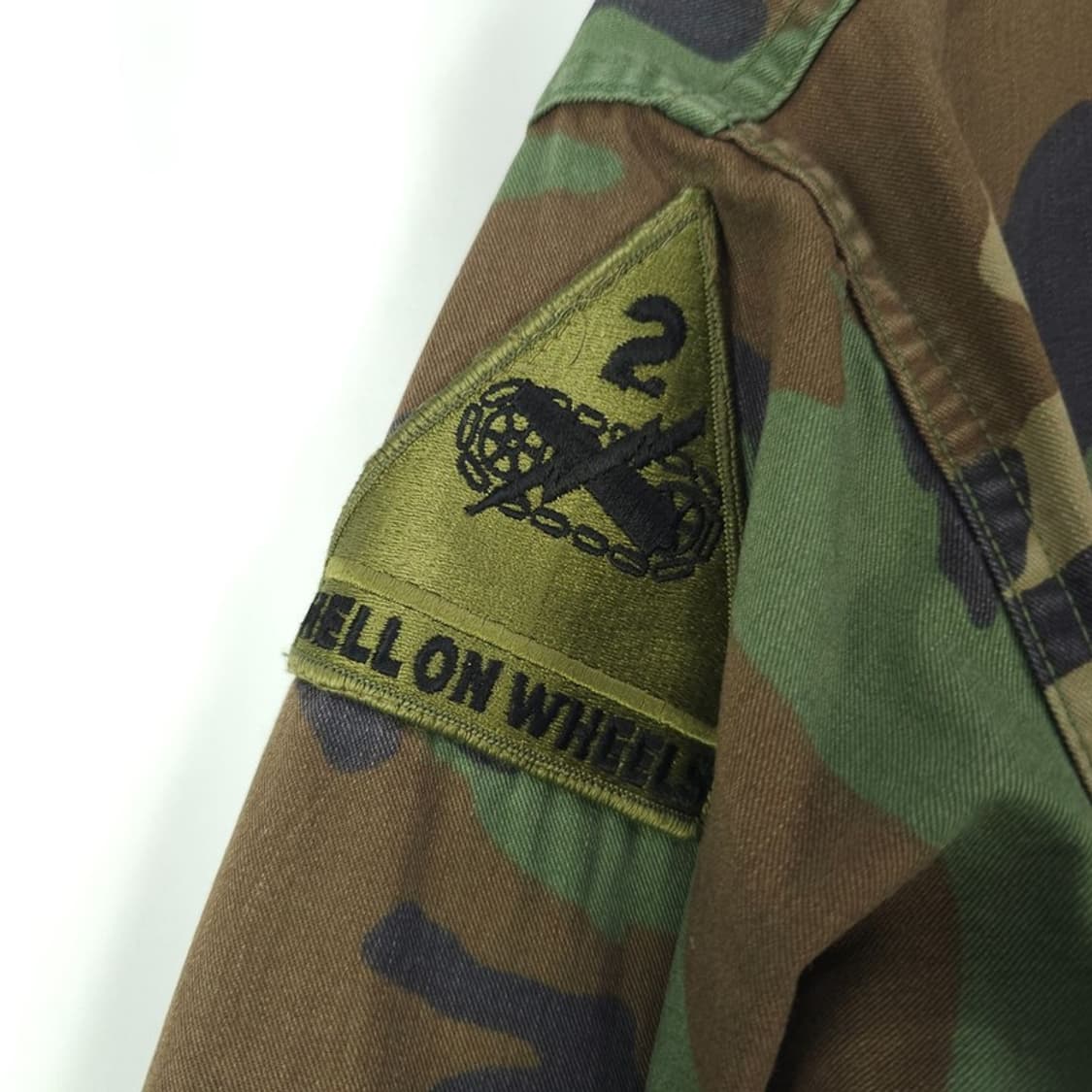 [빈티지] 90s US ARMY 우드랜드 카모 BDU 자켓 M20684 상품이미지6