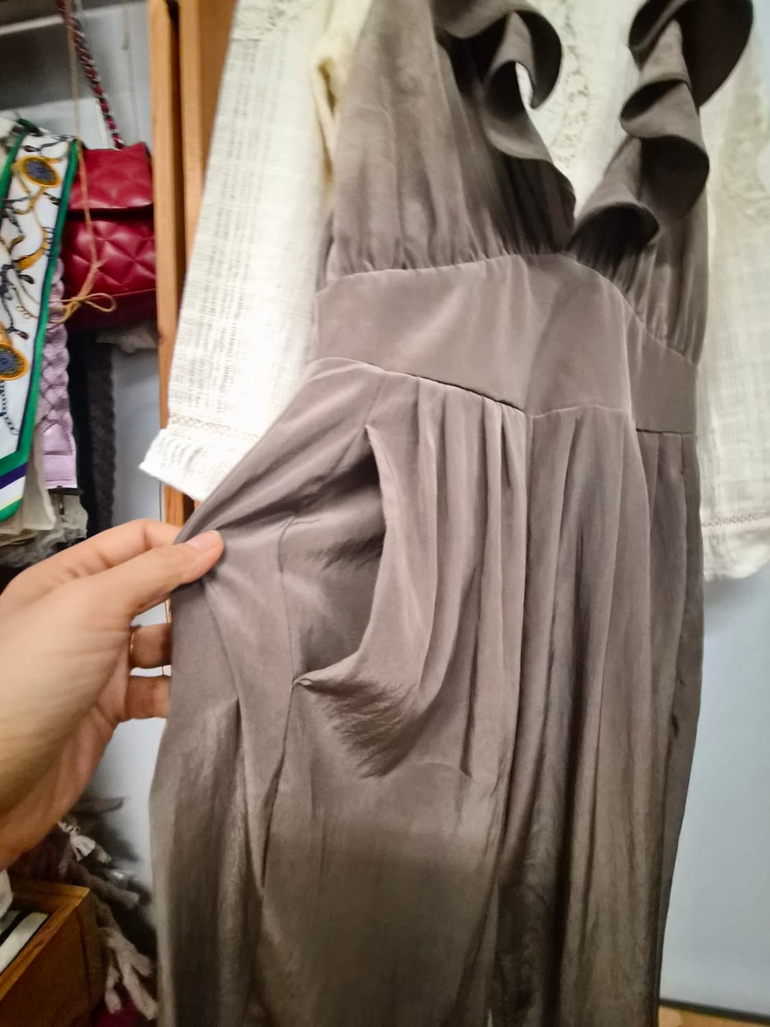 withbase 프릴 점프수트. 자라 자수레이스 상품이미지3