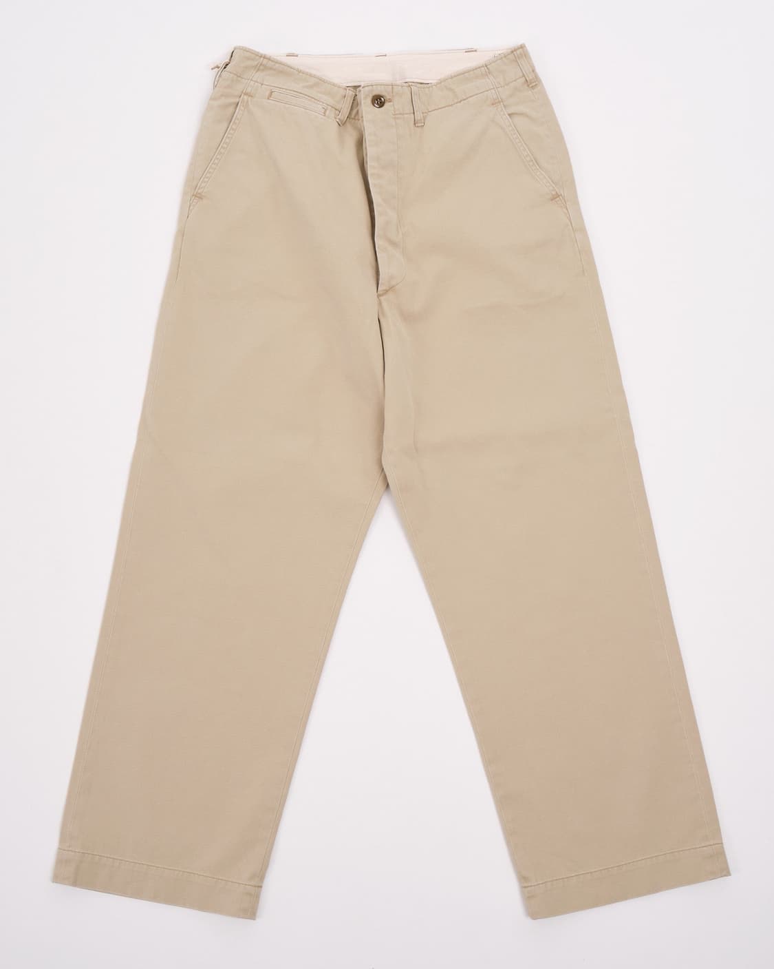 오어슬로우 orSlow 빈티지핏 아미 트라우저 카키 스톤워시 상품이미지3