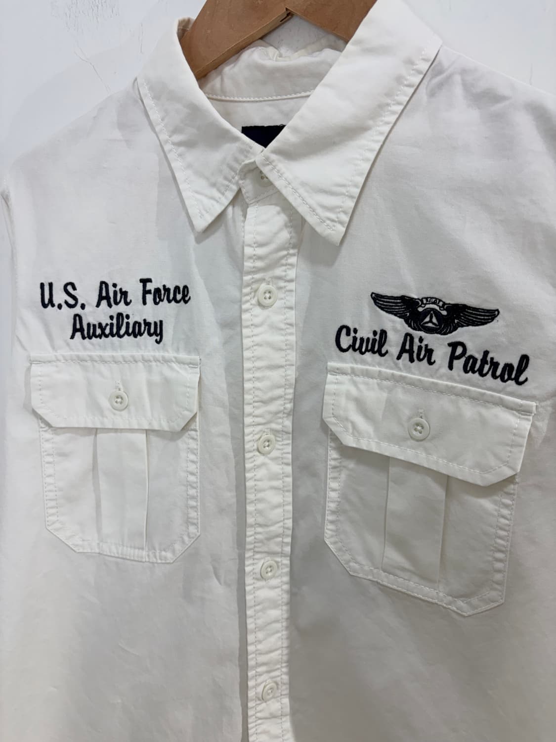 아비렉스 USA 와펜 자수 셔츠 상품이미지8