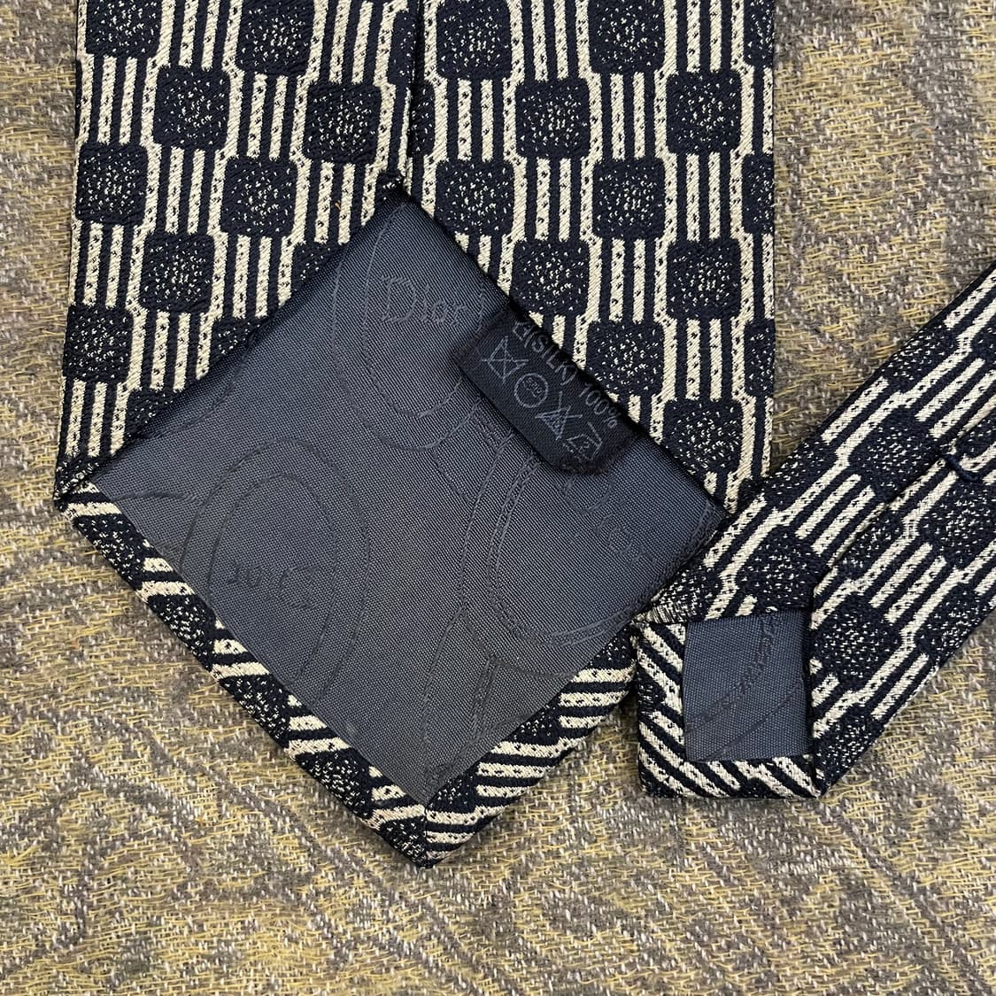 크리스찬 디올 Dior 실크 넥타이 하이엔드 명품 타이 상품이미지3