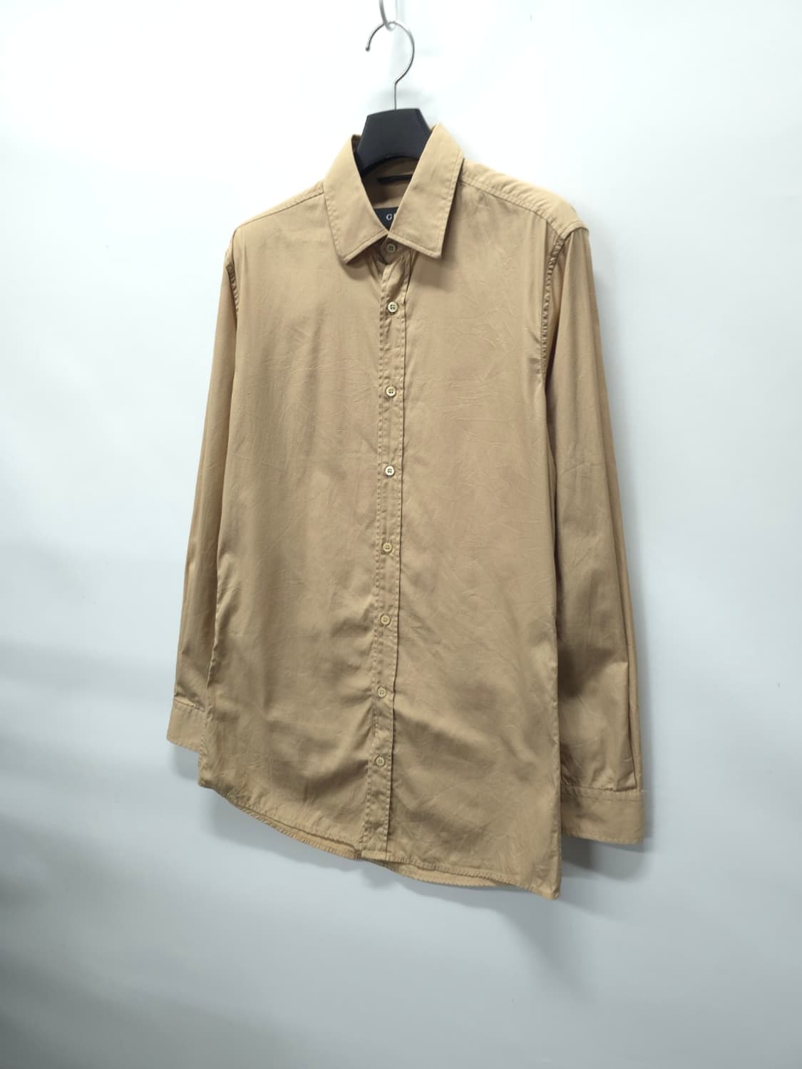 [희귀] 구찌 남여공용 스태프 유니폼 코튼 셔츠 (베이지, 37사이즈) 상품이미지2