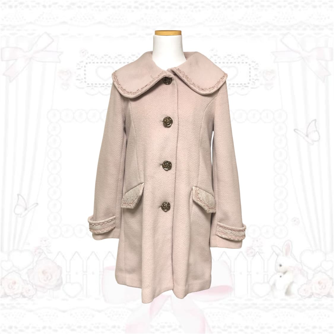 엑시즈팜 히메갸루 라떼갸루 히메카지 코트 일본빈티지 모리걸 상품이미지1