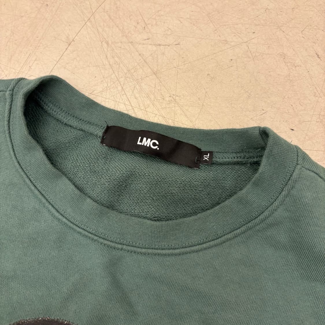 LMC 그린 프린팅 맨투맨 상품이미지3