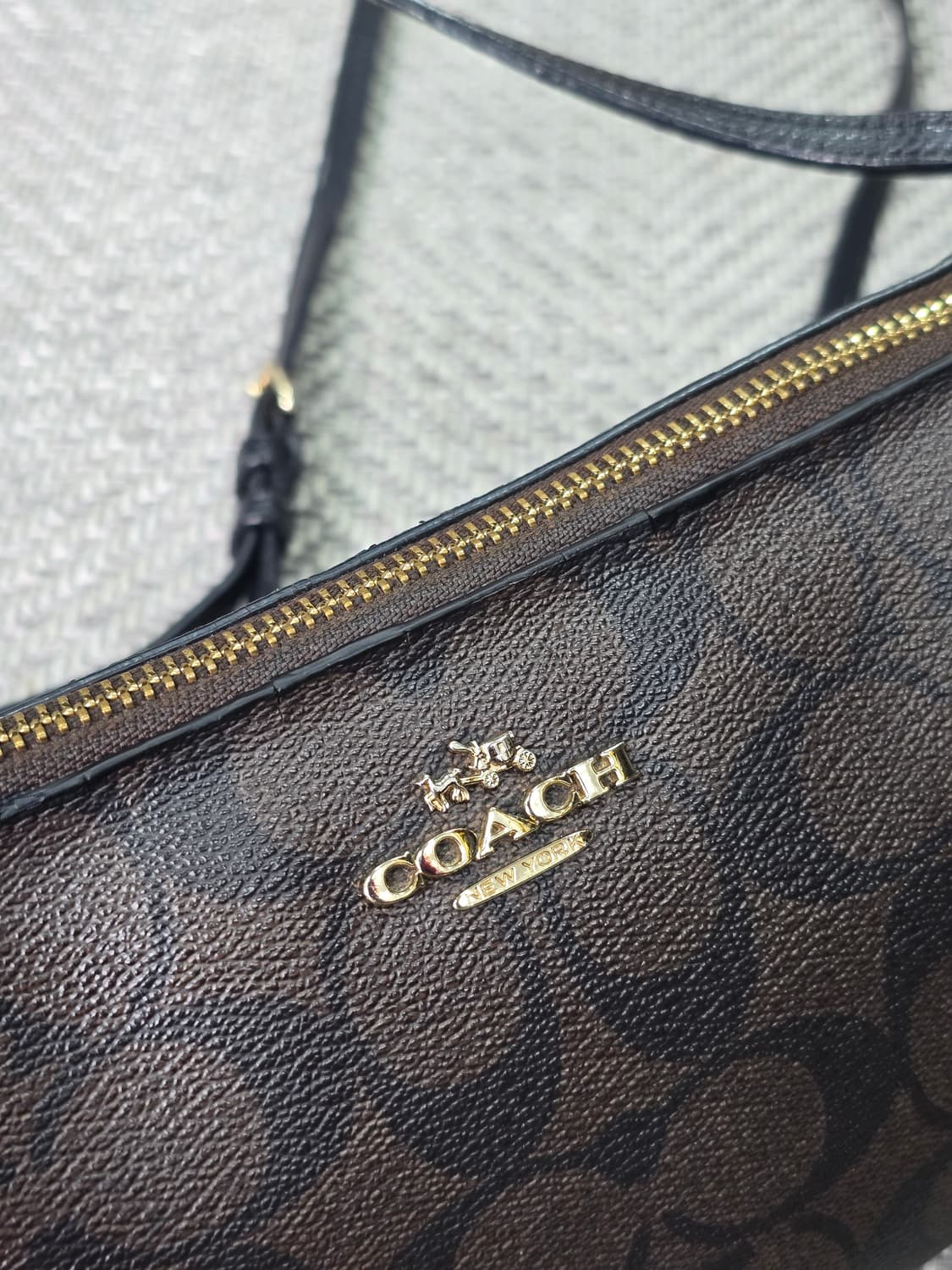 정품 Coach 코치 탑핸들 시그니처 숄더백 상품이미지2