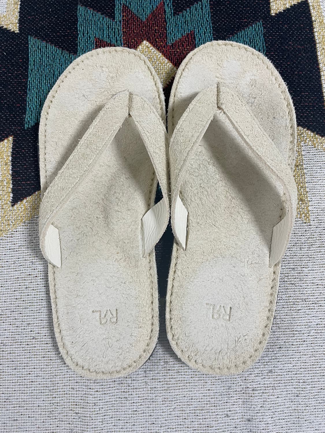 RRL 러프라웃 스웨이드 플립플랍 샌들(8) 상품이미지2