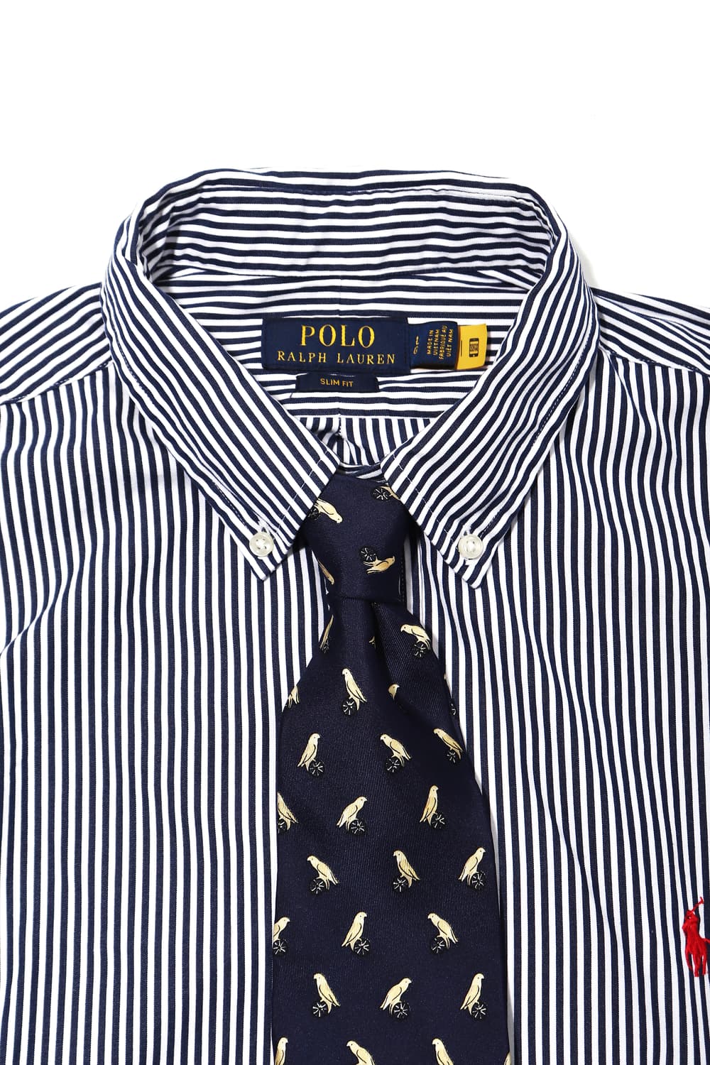 POLO RALPH LAUREN 슬림핏 스트라이프 셔츠 size L 상품이미지2