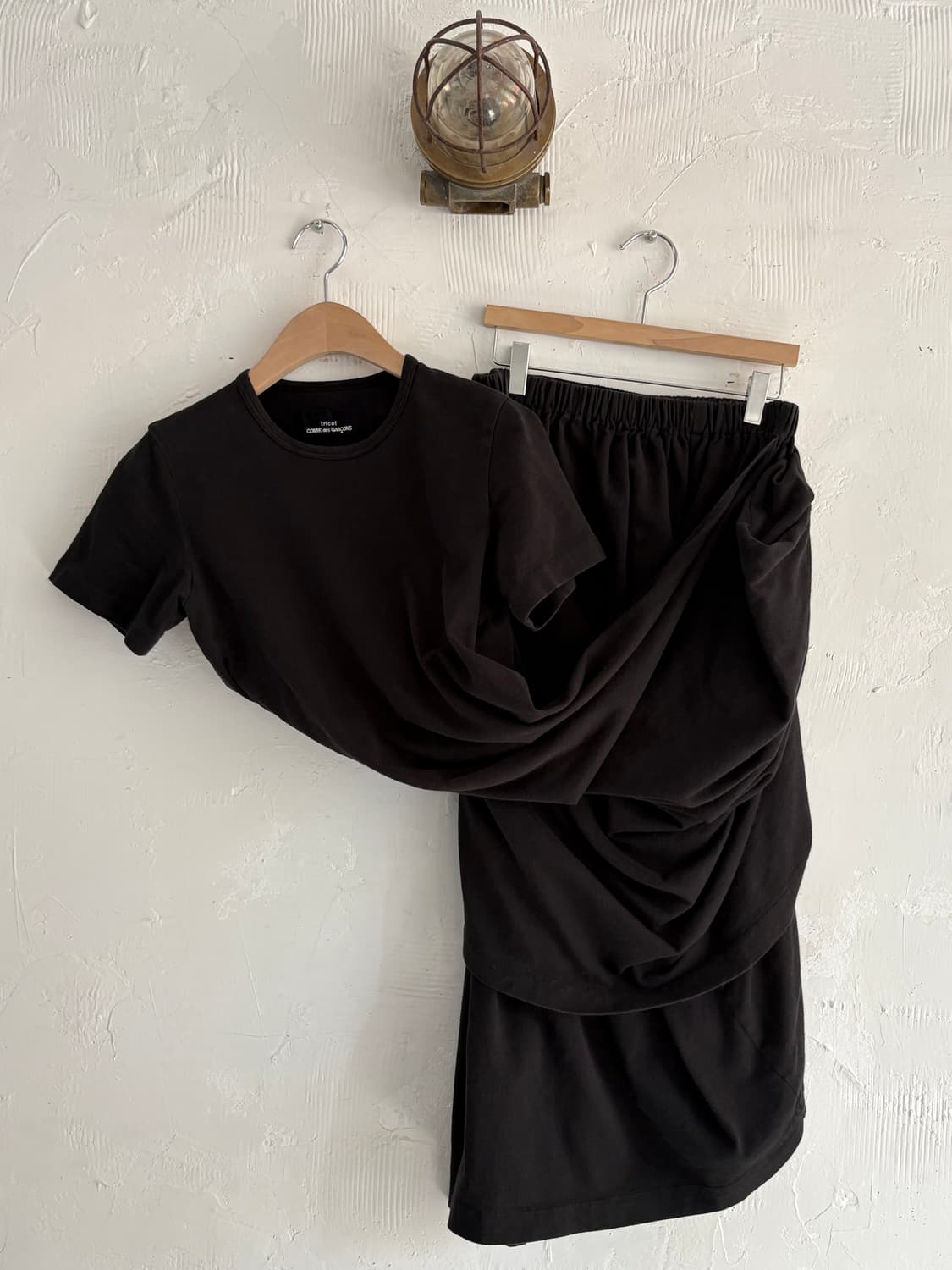 꼼데가르송 트리콧 1998‘s 블랙 레이어드 원피스 상품이미지6