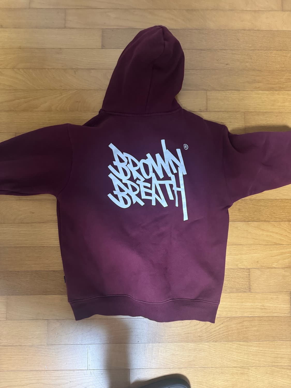 브라운브레스 후드티 버건디 L 상품이미지3