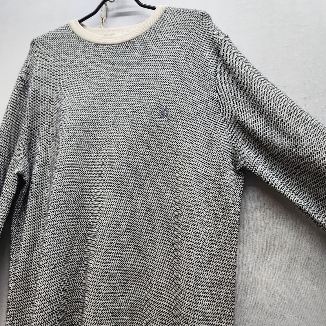 빈폴 로고 니트 짜임 패턴 롱슬리브 XL 상품이미지2